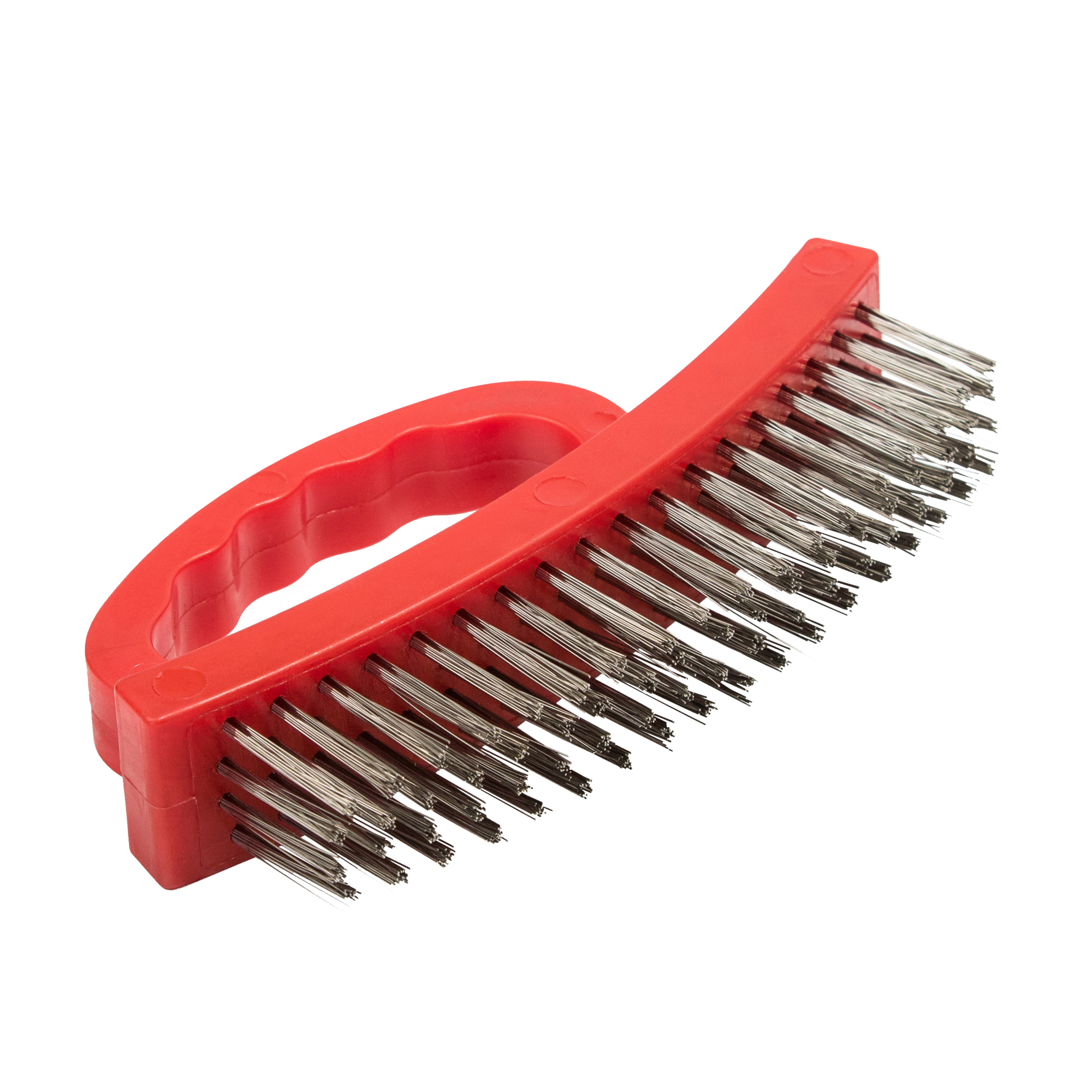 STEELMAN 6.5-Inch Long Nylon Body Wire Brush with Stainless Steel Bristles, Model# 98797